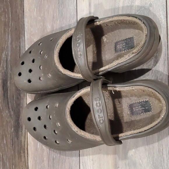 Crocs Men Comfort Insulated lined clogs sz 12 shoes - Picture 9 of 11